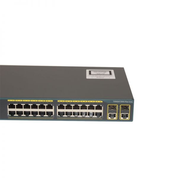Cisco Catalyst 2960 PLUS 24 10/100 + 2T/SFP Lan Base - WS-C2960+24TC-S SWITCH 24 PORTS 10/100 + 2 PORTS GIGABIT DOUBLE CONNECTIQUE SFP ET ETHERNET 10/100 MBPS