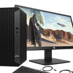 ORDINATEUR BUREAU HP PRODESK 400 G9 i5 8GB 1TB HDD ECRAN 22 POUCES HDMI VGA FHD 12TH GEN