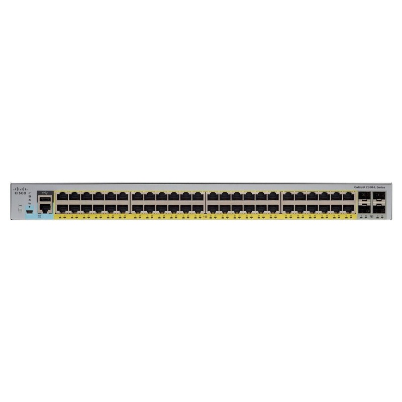 SWITCH CISCO CATALYST MANAGEABLE C2960L 48 PORTS GIGABYT POE 740W – Image 2