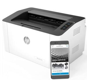 HP Imprimante laser – HP 107w, Monochrome A4 | 20 ppm, Impression, Wifi