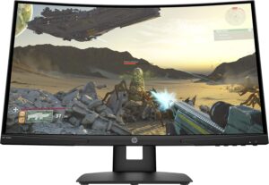 ECRAN HP 24" INCURVE , GAMING et DISPLAY X24C
