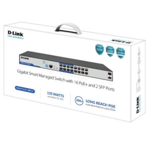 Switch D-LINK DGS-F1210-18PS-E PoE+