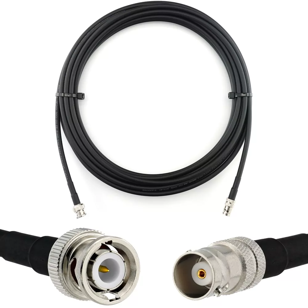 BNC mâle vers BNC femelle HF240 câble coaxial