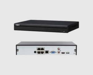 NVR DAHUA  2MPX   4 SORTIES  POE ( alimentation POE )