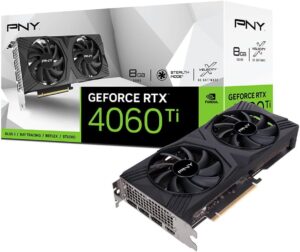 CARTE GRAPHIQUE PNY PCI EXPRESS 8GB GAMIN GEFORCE VERTO DUAL FAN  RTX4060 EDITION DLSS3