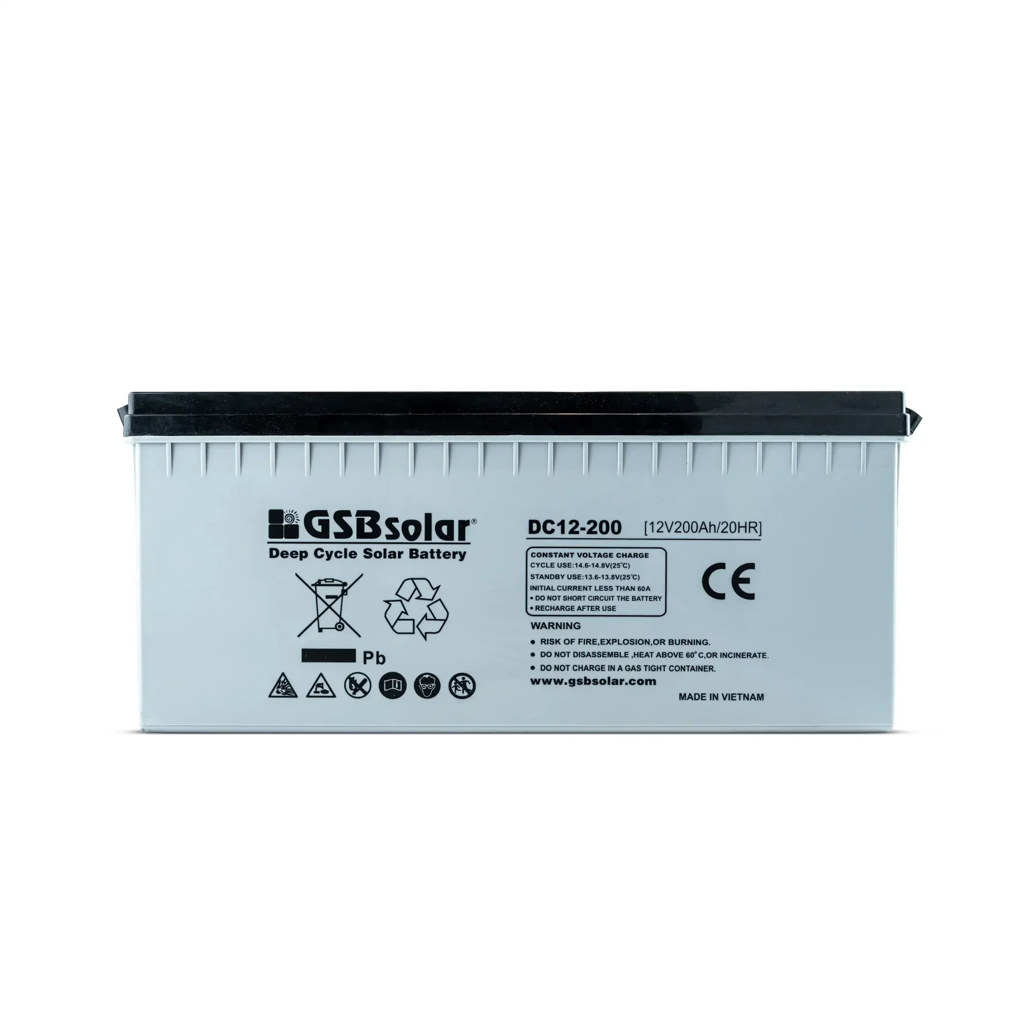 Batterie solaire Gel12V 200Ah Gsb